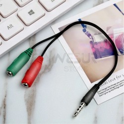 Adaptador conector splitter...