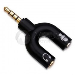 Adaptador conector splitter...