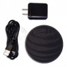 Cargador inalámbrico AT&T con adaptador de carga rápida - Negro