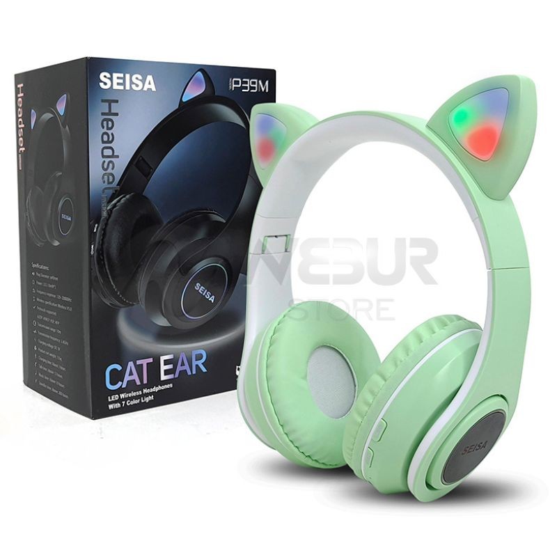 Audífonos Bluetooth SEISA P39M Headset fashion Cat Ear