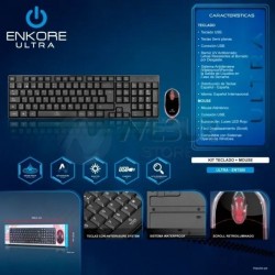 Kit Teclado ENKORE Ultra ENT500 + Mouse