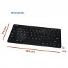 Kit Teclado Bluetooth MICRONICS Smarter MIC WT802 + Mouse
