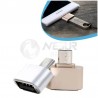 OTG Adaptador Earldom Fashion V8 (Micro USB) - plata
