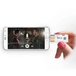 OTG Adaptador Earldom Fashion V8 (Micro USB) - plata