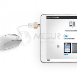 OTG Adaptador Earldom Fashion V8 (Micro USB) - plata