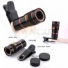 Telescopio monocular para lente de celular zoom 8x