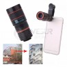 Telescopio monocular para lente de celular zoom 8x