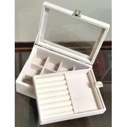 Joyero 2 niveles seguro broche