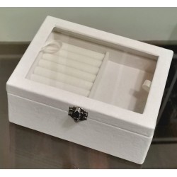 Joyero 2 niveles seguro broche