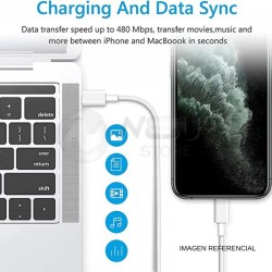 Cargador tipo APPLE Iphone 12 Pro Max 20 W USB-C
