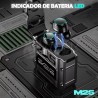 Audífonos Gamer Bluetooth M25 Táctiles Con Pantalla