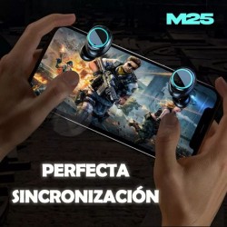 Audífonos Gamer Bluetooth M25 Táctiles Con Pantalla