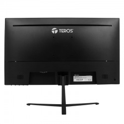 Vista trasera del monitor TEROS TE-2128S con soporte VESA y logo TEROS