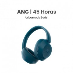 Audífonos Bluetooth MOVISUN Urbanrock Buds ANC 45h Azul – vista principal