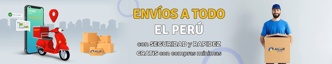 Envíos a todo el Perú con total seguridad.